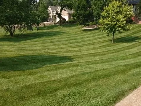 Lawn mowing excellence by CJT Lawncare in Normal and nearby neighborhoods.