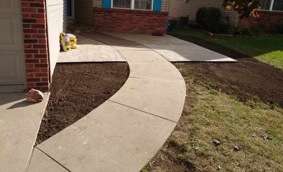 Precise edging services by CJT Lawncare in Normal and surrounding communities.