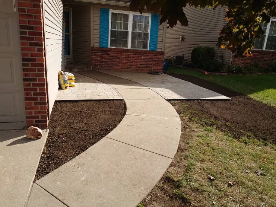 Precise edging services by CJT Lawncare in Normal and surrounding communities.